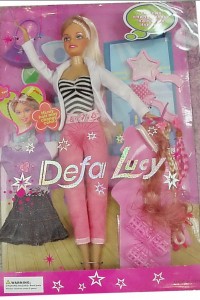 8036-2 yiwu plastic lady doll set