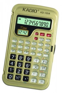 KD-105A kadio yellow color pocket calculator