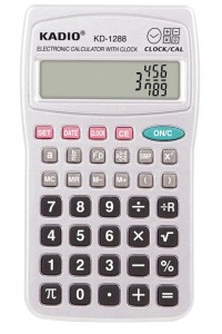 KD-1288 yiwu gift white scientific calculator