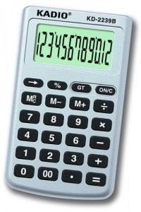 KD-2239B yiwu gift 12 digitals pocket calculator