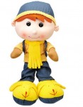 928-239 kids world boy doll with scarf