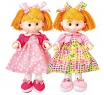 928-249 yiwu lovely rag plush toy doll set