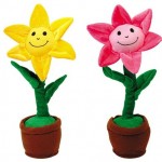 928-27 yiwu musical plush flower