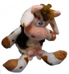 351-10 cow soft toy yiwu gift