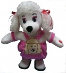 351-98 baby shepherd dog plush toy