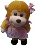 351-155 plush stuffed toys electronic monkey 