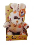 TLA8113 plush rabbit with show box