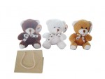 TLA81417 plush bear with bag