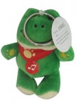 TLA8186IC plush frog toy with keyring