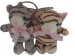 TLA8187 tiger toy with keyring