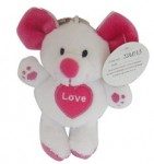 TLA81631 mouse plush keychain