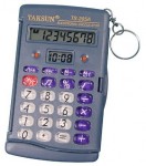 Ts-205A taksun keychain calculator blue color