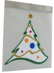 L013 christmas tree sticker