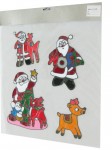 L025 santa set pvc sticker