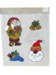 L032 santa window sticker set