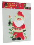 M091 santa glass sticker