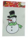 M026 snow man pvc sticker
