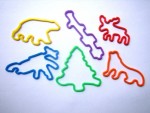 jungle animal rubber bands