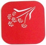 Red Felt Pad