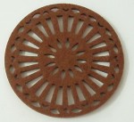 Round Brown Felt Pad