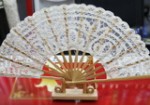 Lace Art Fans In Yiwu Market