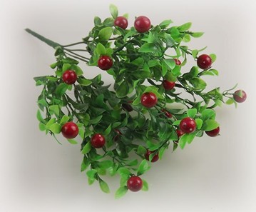 6 stems auspicious rich fruit jumble red bead yiwu trade