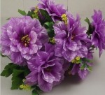 Yiwu Wholesale of Artificial Flower sell 18 Heads Hibiscus