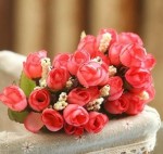 Yiwu China Market of Flower sell 15 heads Camellia