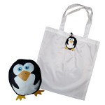FA-10-2  penguins reusable shopping bag picture