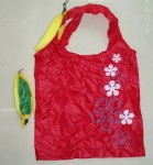 Yiwu Wholesale 210T 190T Banana Reusable Shopping Bag 