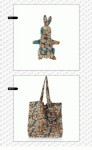 FA-45 polyester rabbit shopping bag  (2) photo