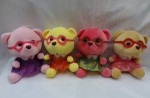 PT-03 18cm Yiwu Plush Toys Bear with Glasses Photo