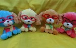 PT-17 18cm Yiwu Plush Toys Dog with Glasses photo