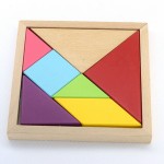Yiwu 14.5cm Tangram Children Creative Toys Plane Jigsaw Puzzle Blocks