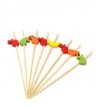 FS-40 Yiwu Bamboo Wood Fruit Sticks photo